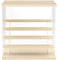 Acryl-Vitrine mit 5-stöckigem Figurenständer, transparente Sammlerstücke, Vitrine mit Tür, Aufbewahrungsbox für Actionfiguren, Hot Wheels Display mit Holzsockel