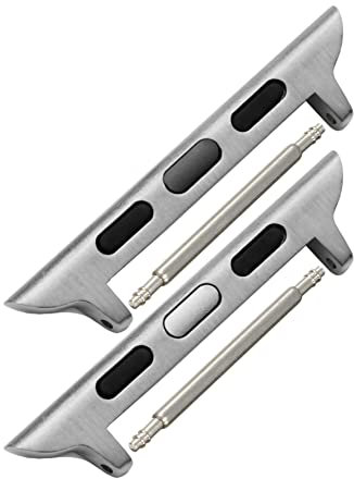 masar- Silver - Watch 38mm/40/41mm – (Bracelet 20mm) - Adaptateur Bracelet - Watch – Straps, pour Acier Inoxydable – AP38M20SILVER