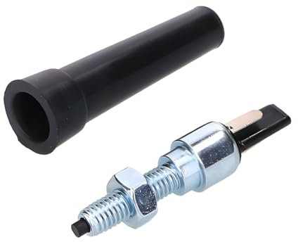 BestPrice Bremslichtschalter/Bremslichttaster M6 für Simson S50, S51, S53, S70, S83, SR50, SR80 - Schwarz, 4-Wege, Drucktaste, MANUELL, IP54