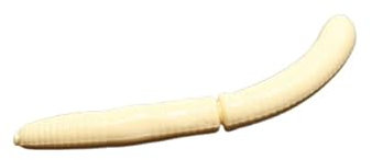 Libra Lures Fatty D`Worm 65mm | Forellenköder Supersoft | Inhalt: 10 Stück | Aroma: Käse | Farbe: 005 / Cheese