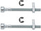 Create idea 2 set di viti per tenditore di regolazione della catena 530016110 530038593 compatibili con McCulloch MacCat 335 435 Compatibile con Husqvarna 36 41 136 Metallo