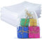 G2PLUS Weiß Organzasäckchen Groß, 17x23cm Hochzeit Geschenk Organzabeutel, 50 Stück Organza-Beutelchen mit Kordelzug Sie als Hochzeit Bonbonsbeutel, Schmuckbeutel, Geschenkbeutel