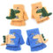 YeahBoom 2 Paar 3D Kinderhandschuhe Winter,Fäustlinge mit Knopf Klappe,Kinderhandschuhe Elastische,Winter warme Strickhandschuhe,Fingerhandschuh,Winterhandschuhe,3-8 Jahre alt Jungen Mädchen…