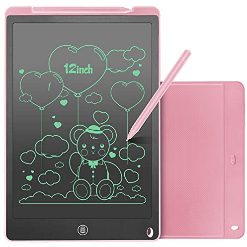 NEWYES LCD Digital Writing Tablet, Erasable and Reusable 12 Inch Board, Portable Drawing Pad for Education, Designer