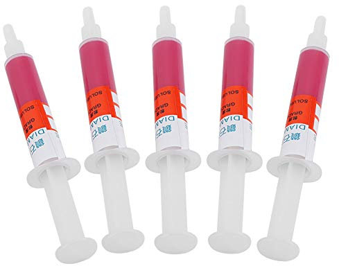 Grinding Paste, Valve Grinding Paste, Stropping Compound 5pcs Diamond Lapping Paste Polishing Compound W2.5 320~10000 Grit Lapidary Paste Polishing Compound Polishing Paste (4000mesh)