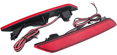 ZEARLY Für Ho=nda Civic 2013-2015,Heckleuchte der Stoßstange,