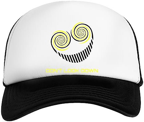 Alton Towers Weiß Schwarz Unisex Kinder Baseball Cap Kids White Black