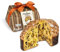 Panettone Caramello Salato e Morbida Albicocca Candita Zaghis 750gr Glassato con Amaretto, Bastoncini di Mandorla e spolverato con Zucchero a Velo
