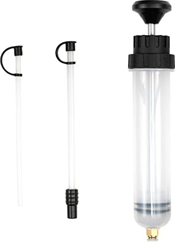 Oil Fluid Extraction,200cc Manual Oil Pump with Oil Delivery Hose for Fuel Oil, Brake Fluid, Coolant, Oil Extractor,Gear Oil