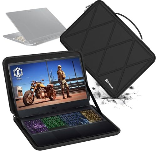 Smatree Hard EVA Protective Sleeve Case Compatible for 15.6 inch Acer Nitro 5 Gaming Laptop Slim and Anti-Shock Case Notebook Bag(X8306)