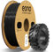 EONO 95A TPU Filament 1,75 mm, Flexibles Weiches TPU Filament 1 kg (2,2 lbs), Maßgenauigkeit +/- 0,03 mm für FDM Drucker, Schwarz