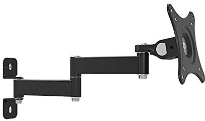 TV Standfuss TV-Wandhalterung, Enhanced Edition-Monitor-Wandhalterung, für 17-27-Zoll-LCD-LED-Flachbildschirm mit Einer Gewichtskapazität von 6,6 bis 17 Pfund (Größe: Zwei Querarme)