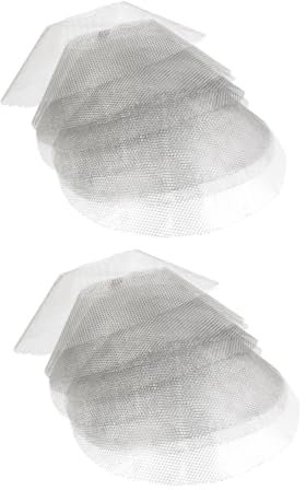 Veemoon Hood Vent Filter Replacement 20pcs Bowl-shaped Oil Filter Grease Mesh for Kitchen