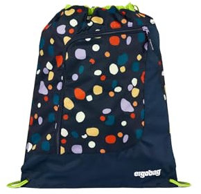 Ergobag prime sacca sportiva porta scarpe e zainetto agganciabile allo zaino mosaic stone bear