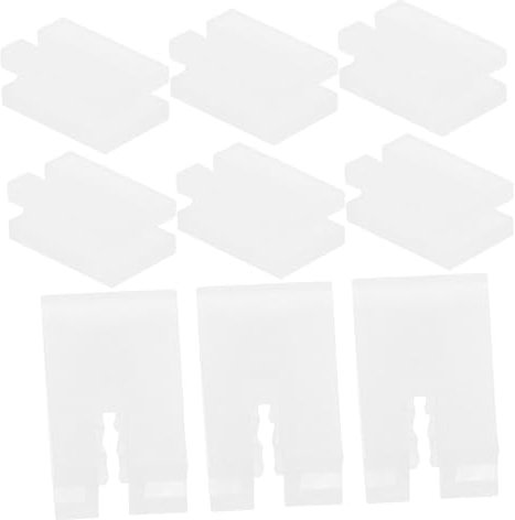 COSMEVIVI 10pcs Radiator Bracket Protective Cover Plastic Vibration Inserts Reusable Radiator Bracket Sleeve for Deflector Cover Plate