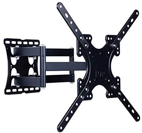 Universal TV Stand Wall Mount Bracket with 90 Degrees Rotating Telescopic Arm Fits 32 52 inch TVs