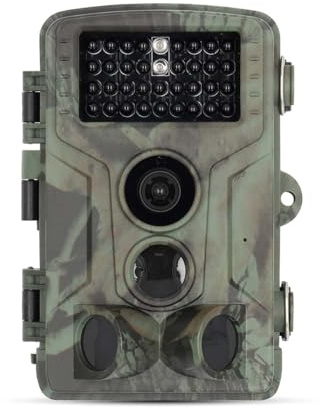 Wildlife Kamera - 4K@10fps - 50 MPixel - 5 MPixel CMOS - IP65 - Schwarz No-Glow IR - Nachtsicht - Blickwinkel: 60 ° - Bewegungssensor - Erfassungswinkel: 130 ° - Erfassungsbereich: 20 m