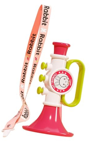 harayaa Kinder Spielzeug Trompete, Musikalisches Instrument für den Unterricht, Rosa