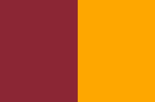 BANDIERA GIALLOROSSA COLORI CITTA' DI ROMA GRANDE misura cm. 100 x 140 BGRMGR100X140