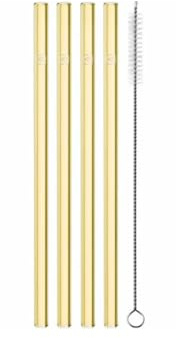 LEONARDO HOME GK/4 Glastrinkh.20 gelb+Bürste