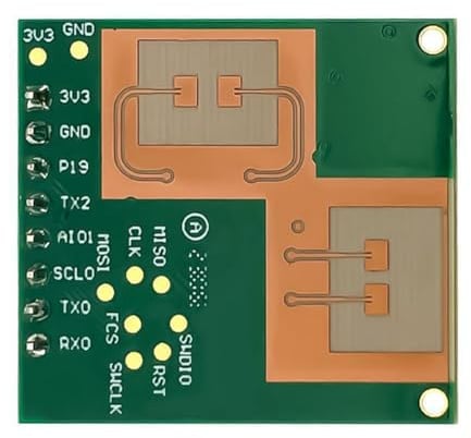 Asyduey LD6002 FMCW Radar Module,60G Millimeter Wave Body Sign Monitoring Sensor for Respiratory and Heart Rate Detection Easy to Use