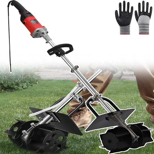 smafoseedding Bétonnière Professionnelle-Bétonnière Électrique 1700W À 6 Vitesses-Mélangeur À Boue Portatif,Lame en Fer pour Mélange De Gazon,Mortier,Sable,Poudre Sèche Et Mortier Fin MotorOilType
