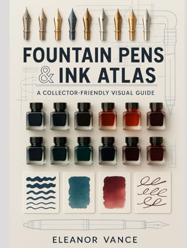 FOUNTAIN PENS & INK ATLAS: Buy, Care, Tune, and Write—A Collector-Friendly Visual Guide