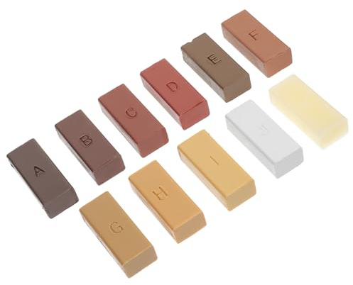 POPETPOP Kratzerentferner Holzböden Laminat Reparaturset mit 11 Farben Hartwachs zur Boden und Möbelreparatur für Küche und Wohnräume