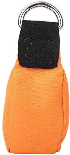 Greensen Throwing Rope Bag, Orange Nylon Accessory with Metal Connection, Lightweight and Compact for Tree and Rock Activities