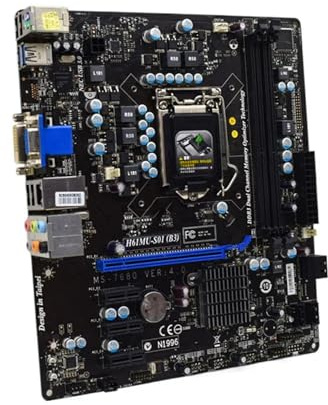 Compatibilità Scheda madre H61MU-S01 B3 Fit For MSI DDR3 LGA 1155 Micro ATX supporto Core i5-2300 i5-3570 CPU