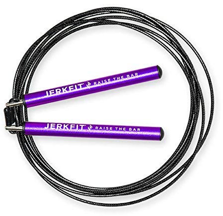 JerkFit Omega Speed Seil Ultra Fast Springseil (Purple on Black)