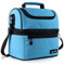 Hap Tim Sac Isotherme Repas Femme & Homme, Lunch Box Bag Isotherme Femme, Glaciere Souple Isotherme, 7.5L Sac Repas Pour Enfant Travail PiqueNique（Bleu ）