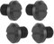 Bouchon Rviseur Moto,Bouchone Trou De R¨¦Trseur De Moto,2 Pee Bouchone Trou De R¨¦Trseur Lat¨¦Ral M10X1.25 Vis En Aum Pour rmotard