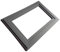 Single Double Light Switch Socket Finger Plates Surround Wall Protector Hygienic Cover (Double, Grey)