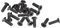 sourcing map M3.5 x 12mm Phillips Screw Fastener Black for Laptop PC TV Fan Switch 50pcs