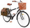 Sport Tent Bicycle Pannier Bag Waterproof Canvas Bike Rear Rack Bag Portable Bike Seat Carrier Bag Road Bike Vintage Storage Bag for Mountain Cycling (Khaki)