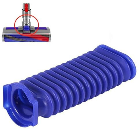 Fenmaru V15 Tube de Tuyau Bleu Pièces De Rechange Compatible avec Dyson V15 V11 V10 V8 V7 V6 Robot Aspirateur Doux Velours Rouleau Nettoyant Tête Tuyau Accessoires