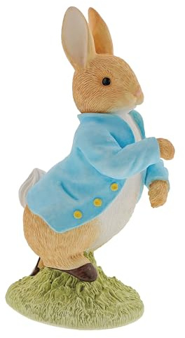 Beatrix Potter Peter Rabbit 120th Anniversary Figurine , height 18.5 cm, Brown