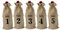 ifundom 10pcs Burlap Wine Bags with Drawstring Holiday Bottle European Housewarming Decoration Tasting Draw Party Bags Wine Pouch Covers for Wedding Christmas Birthday Dinner Party Burlap Numbered