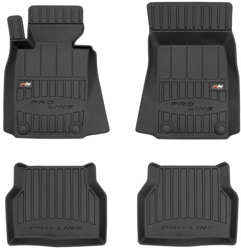 SMK Gummimatten Auto Fussmatte passend für BMW 5er E39 1995-2003 Verbessern Sie Ihren Reisekomfort mit Antirutschmatte Auto 3D- Allwetter fußmatten Auto, Schutz vor Verschmutzung