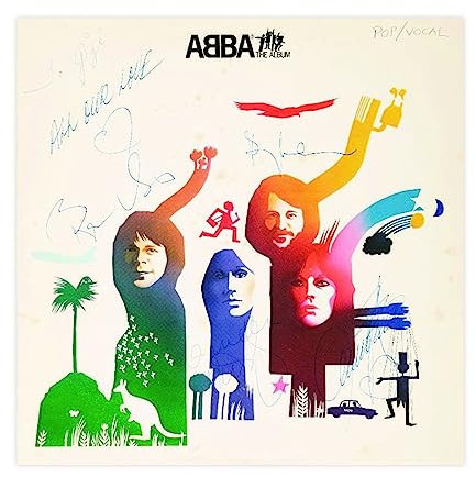 MURABE ABBA ABBA The Album Cover Leinwand Poster Wandkunst Dekor Druck Bild Gemälde für Wohnzimmer Schlafzimmer Dekoration ungerahmt 30 x 30 cm