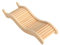 LOVIVER Hamster-Kletterleiter, Holzbrücke, interessantes Versteck zum Spielen, biegsame Brücke, Tiertreppe, Spielzeug, Kleintiere, Zuckergleiter, 9.5cmx28cm