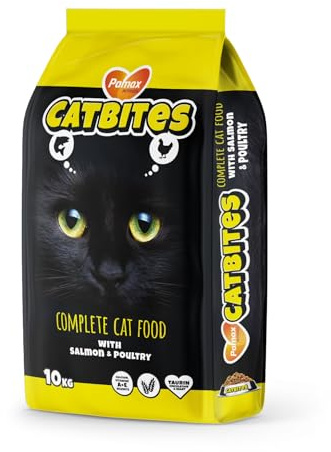 Pamax Catbites - Katzenklumpen für ausgewachsene Katzen - Lachs & Geflügel - 10kg
