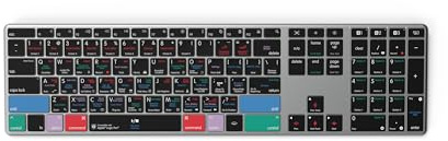 Editors Keys Logic Pro Wireless Backlit Shortcut Keyboard – Bluetooth 5.0, 100+ Logic Pro Shortcuts, Designed for Mac, Adjustable Backlight, Long Battery Life
