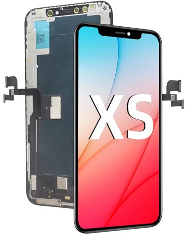 DTD LCD Display für iPhone XS Bildschirm, 3D Touch Ersatz Glas Digitizer Teile 5,8 Zoll Ersatzteil, A1920, A2097, A2098, A2099, A2100 (Wird Nicht mit Reparaturwerkzeugen geliefert)