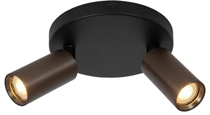 LUCIDE RITMO - Deckenstrahler - Ø 15 cm - 2xGU10 (MR11) - Kaffee