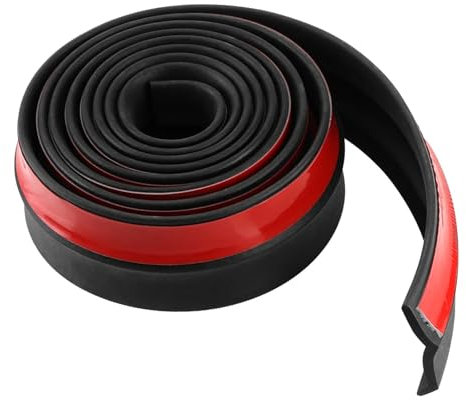 Front Spoiler Lippe Außenleisten, Auto-Ersatz 2,5M 60 Mm Breite Gummistreifen Auto-Frontstoßstangenlippe Auto-Lippenrock-Schutz Auto-Frontspoiler