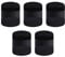 5pcs Top Magnetic Slider Block for YETI, Plastic Cup Magslider Replacement Parts Compatible with YETI Tumbler Water Bottle Lid 10 oz, 14 oz, 16 oz, 20 oz, 26 oz, 30 oz (Black)