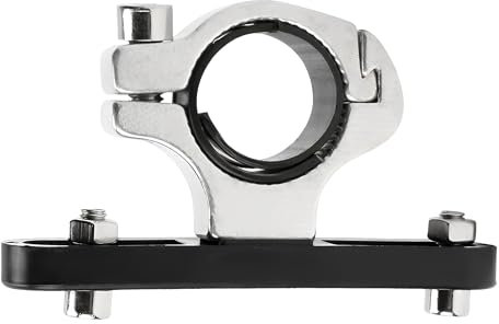 Bike Bottle Cage Mounting Base, Quick Release Bike Kettle Holder Installation Seat, No-Drill Water Bottle Holder Bracket, Handlebar Clamp Mount for E-Bikes, Scooters, Road, Mountain, and Folding Bikes