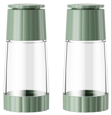 Ujjdwiurgh Pepper Grinder Manual Peppercorns Sea Salt Grinding Bottle Pepper Powder Grinding Household Seasoning Bottle Green